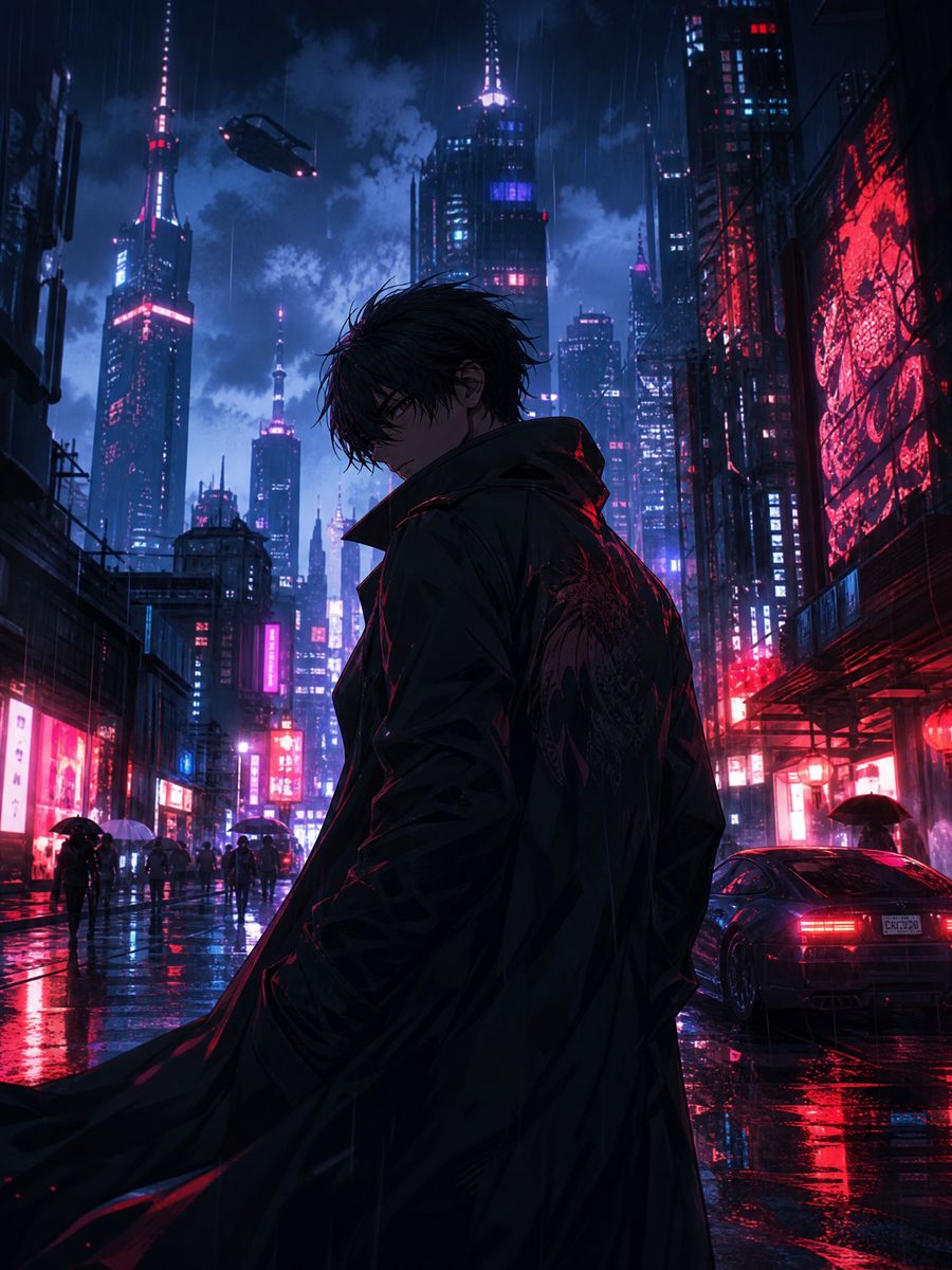 母狗短动漫-霓虹都市赛博侦探
